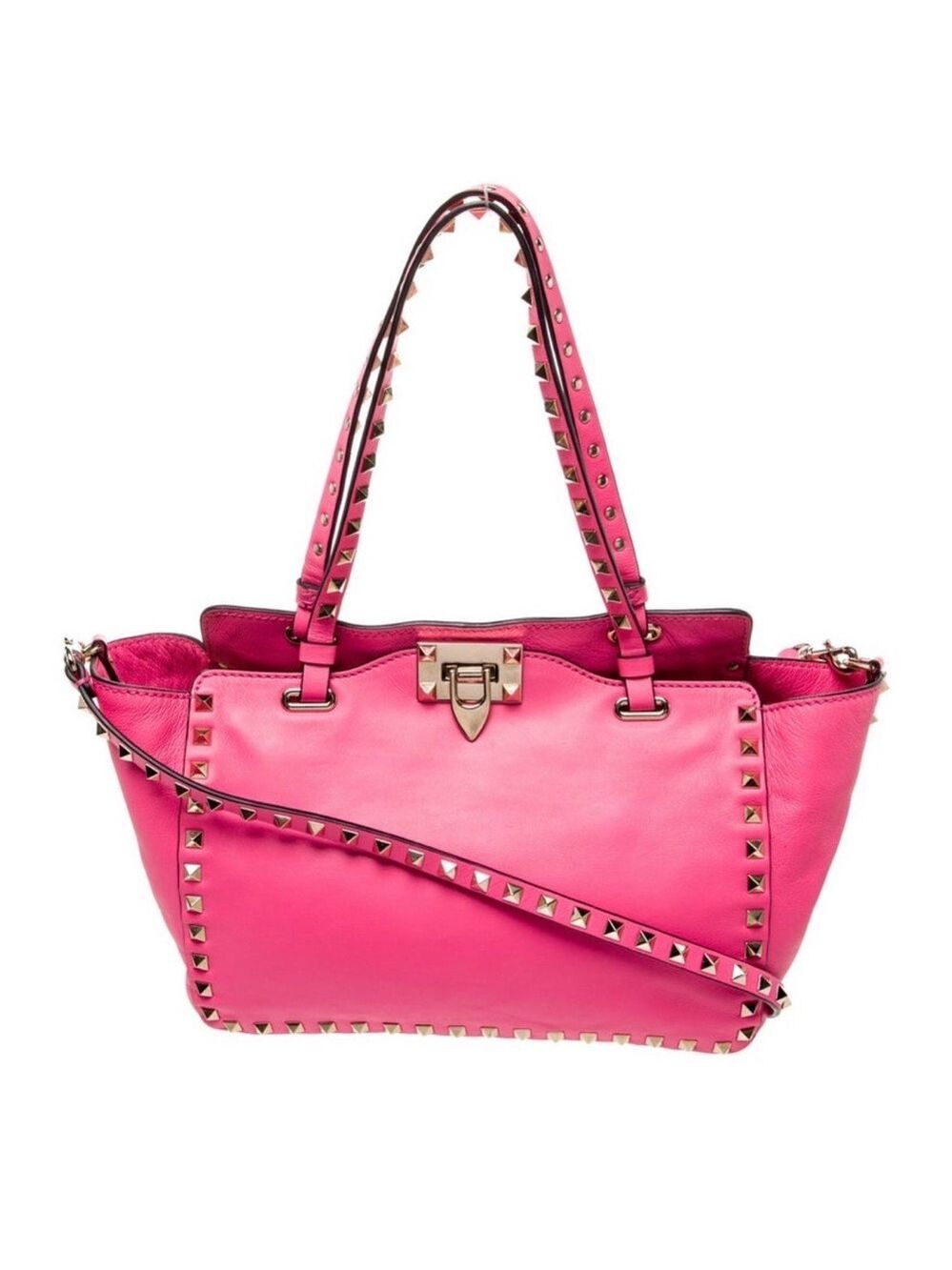 Valentino Pink Rockstud Tote - Picture 2 of 9